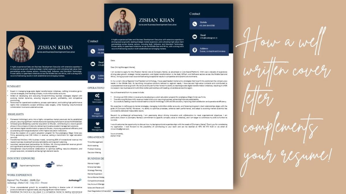 How a Well-Written Cover Letter Complements Your Resume for Australia and New Zealand
