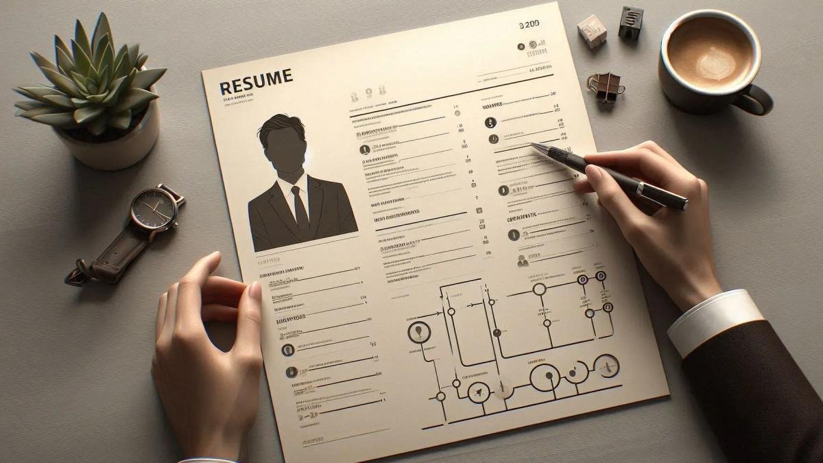 A resume where the timeline is subtly adjusted to minimize attention to gaps.